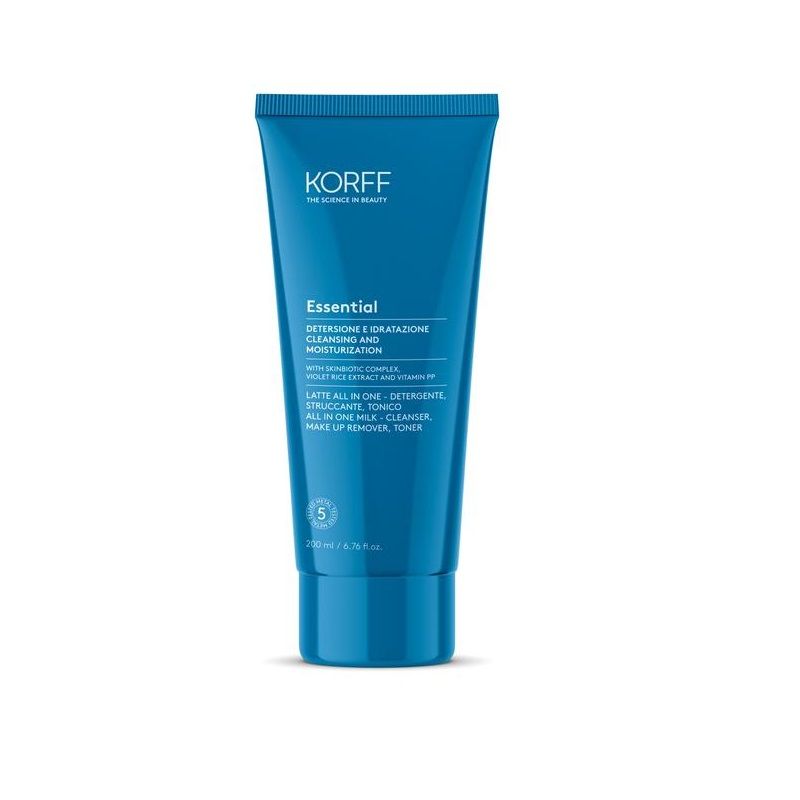 Korff Essential Detersione e Idratazione Latte Viso All in one 200ml-1