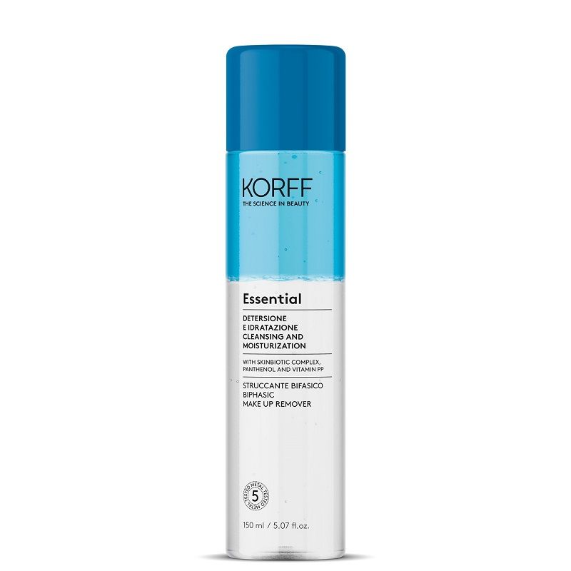 Korff Essential Struccante Bifasico per viso occhi e labbra 150ml-1
