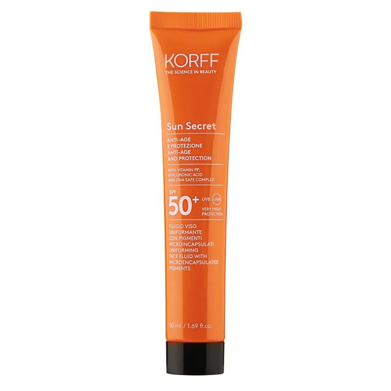 Korff Sun Secret SPF50+ fluido viso uniformante 01 Light 50ml-1