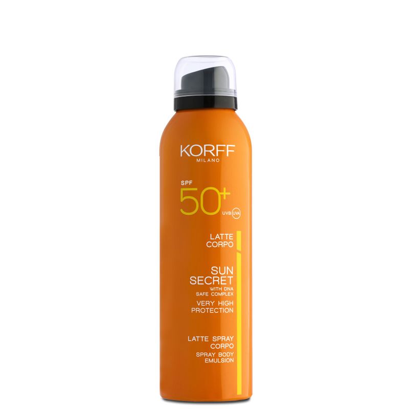 Korff Sun Secret Latte Spray SPF 50+ Corpo 200ml-1