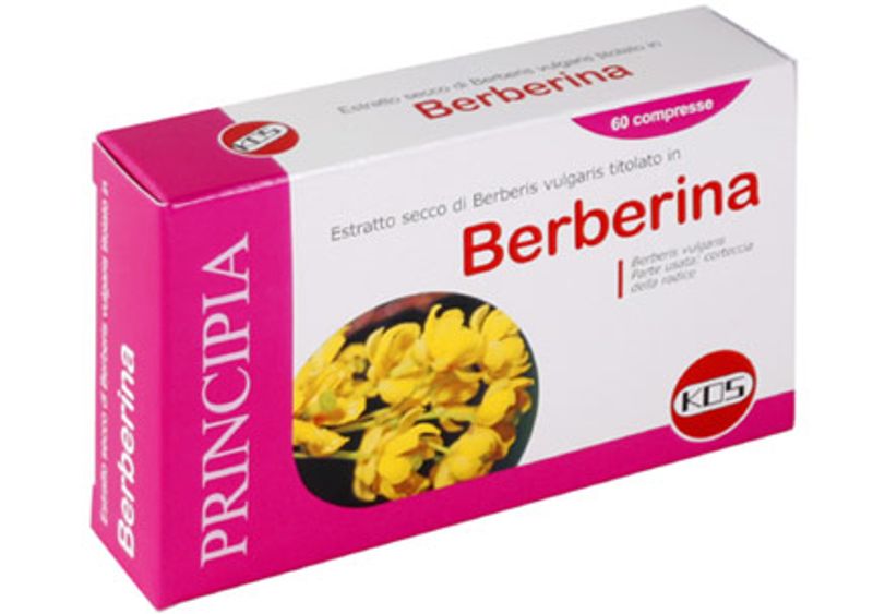 Kos Berberina Estratto secco per la funzione epatica e digerente 60 compresse-1