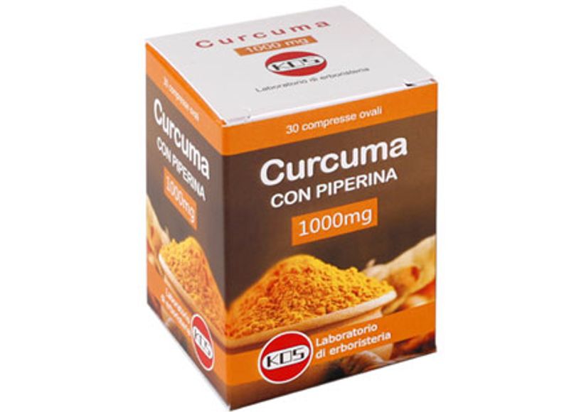 Kos Curcuma + Piperina 1g integratore alimentare 30 compresse-1
