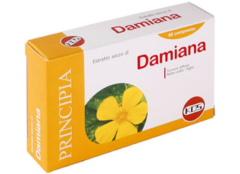 Kos Damiana Estratto secco integratore alimentare 60 compresse-1
