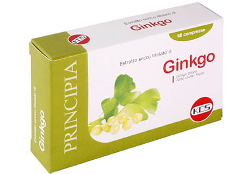 Kos Ginkgo Biloba estratto secco integratore alimentare 60 compresse-1