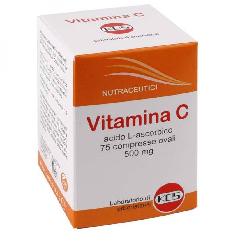 Kos Vitamina C integratore alimentare 75 compresse ovali-1
