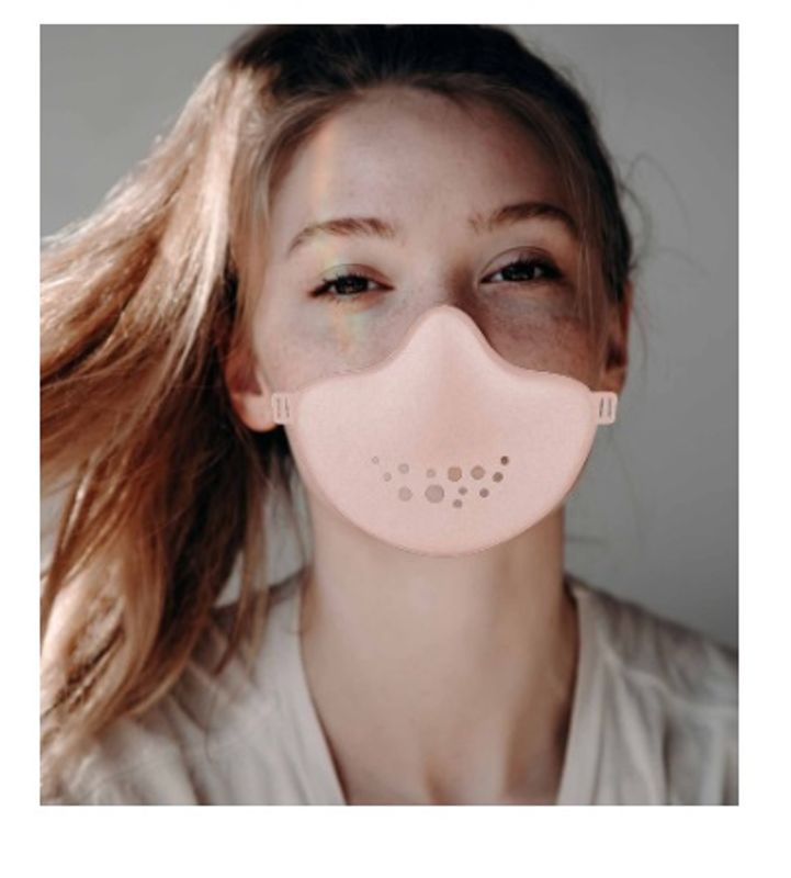 Mascherina Lavabile Ecosostenibile Colore Rosa Koziol-3