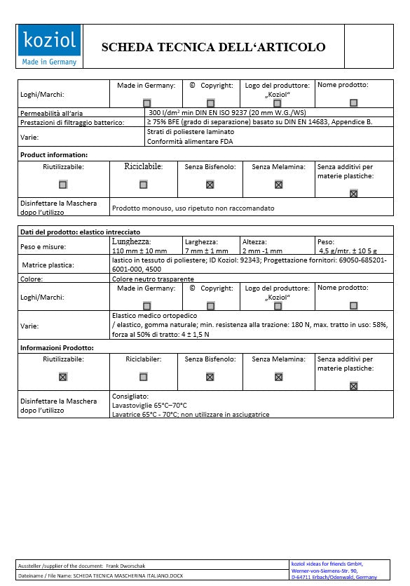 Mascherina Lavabile Ecosostenibile Colore Rosa Koziol-6