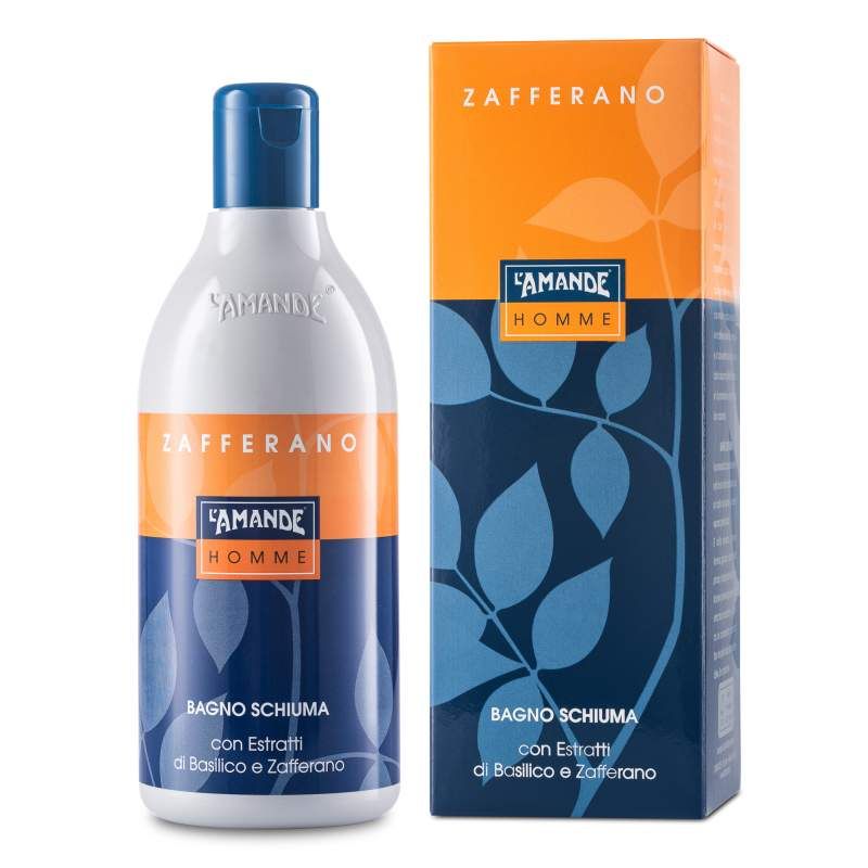 L'Amande Homme Bagno Schiuma Zafferano 400ml-1