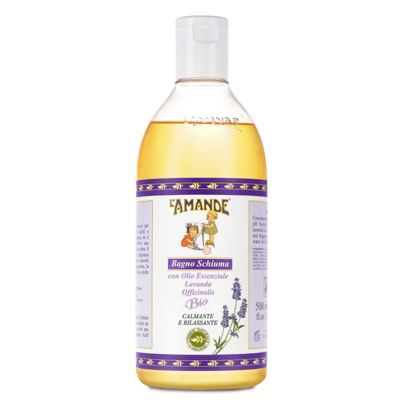 L'Amande Bagno Schiuma Lavanda Officinalis del Piemonte Bio 500ml-1