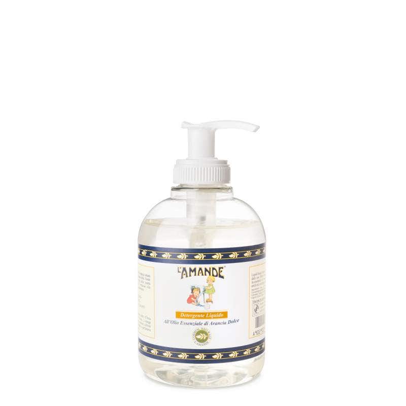 L'Amande Detergente Liquido Olio Essenziale Arancia Dolce 300ml-1