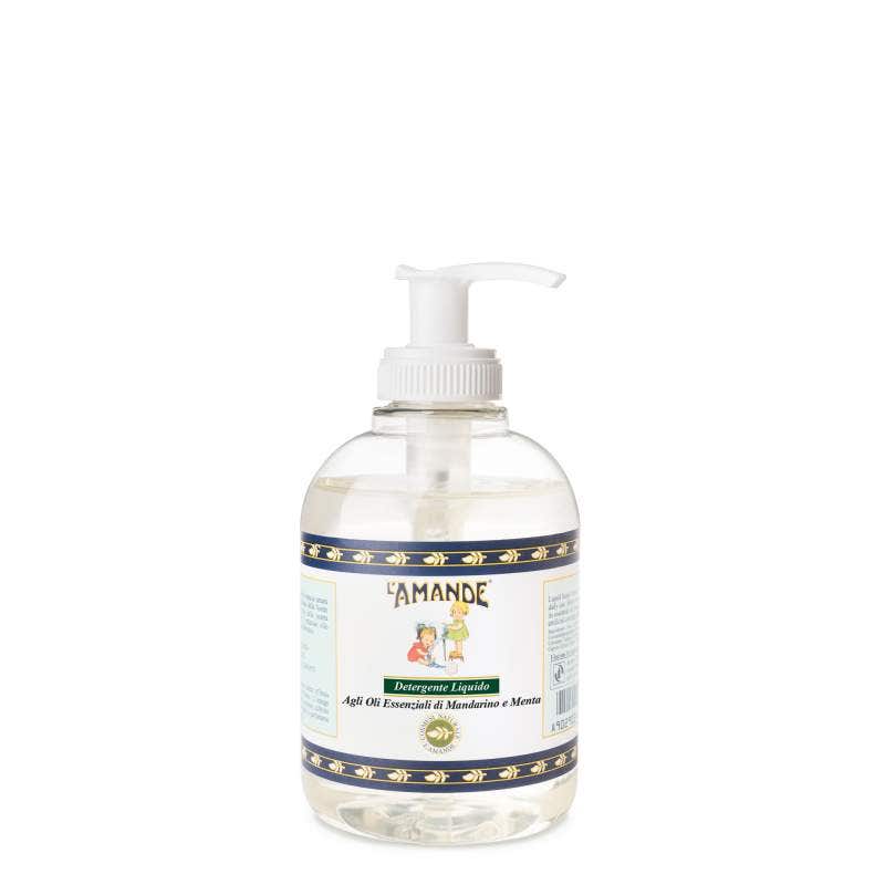 L'Amande Detergente Liquido Oli Essenziali Mandarino Menta 300ml-1