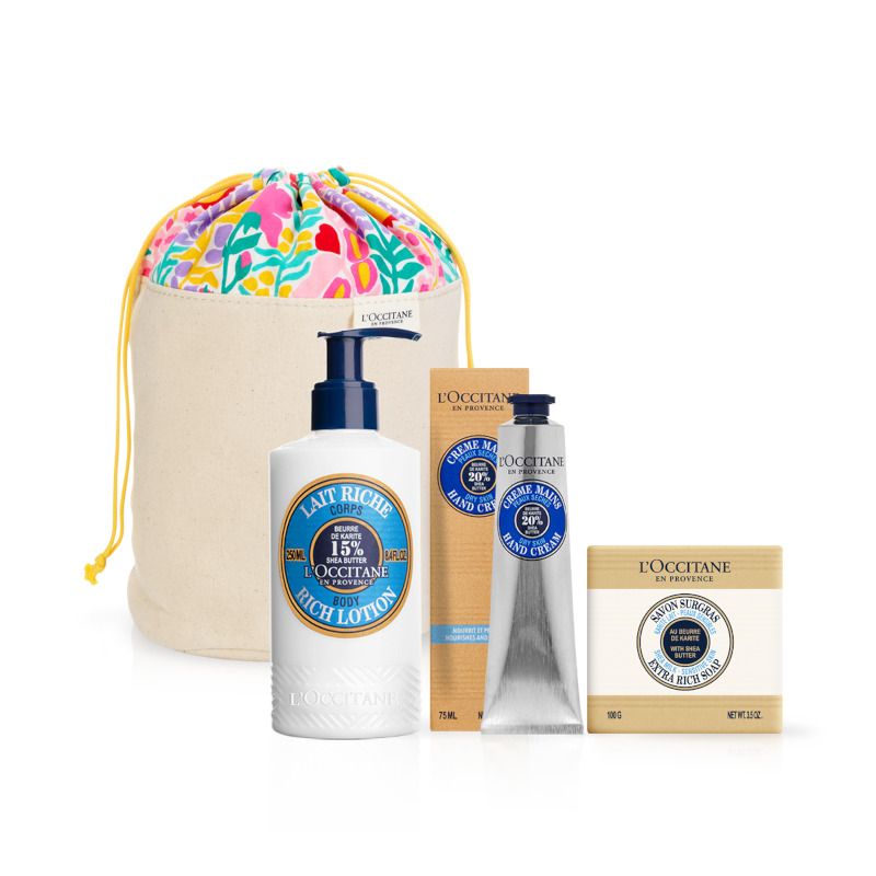 L'Occitane Cofanetto Latte Corpo 250ml + Crema Mani 75ml + Sapone Solido 100g-1