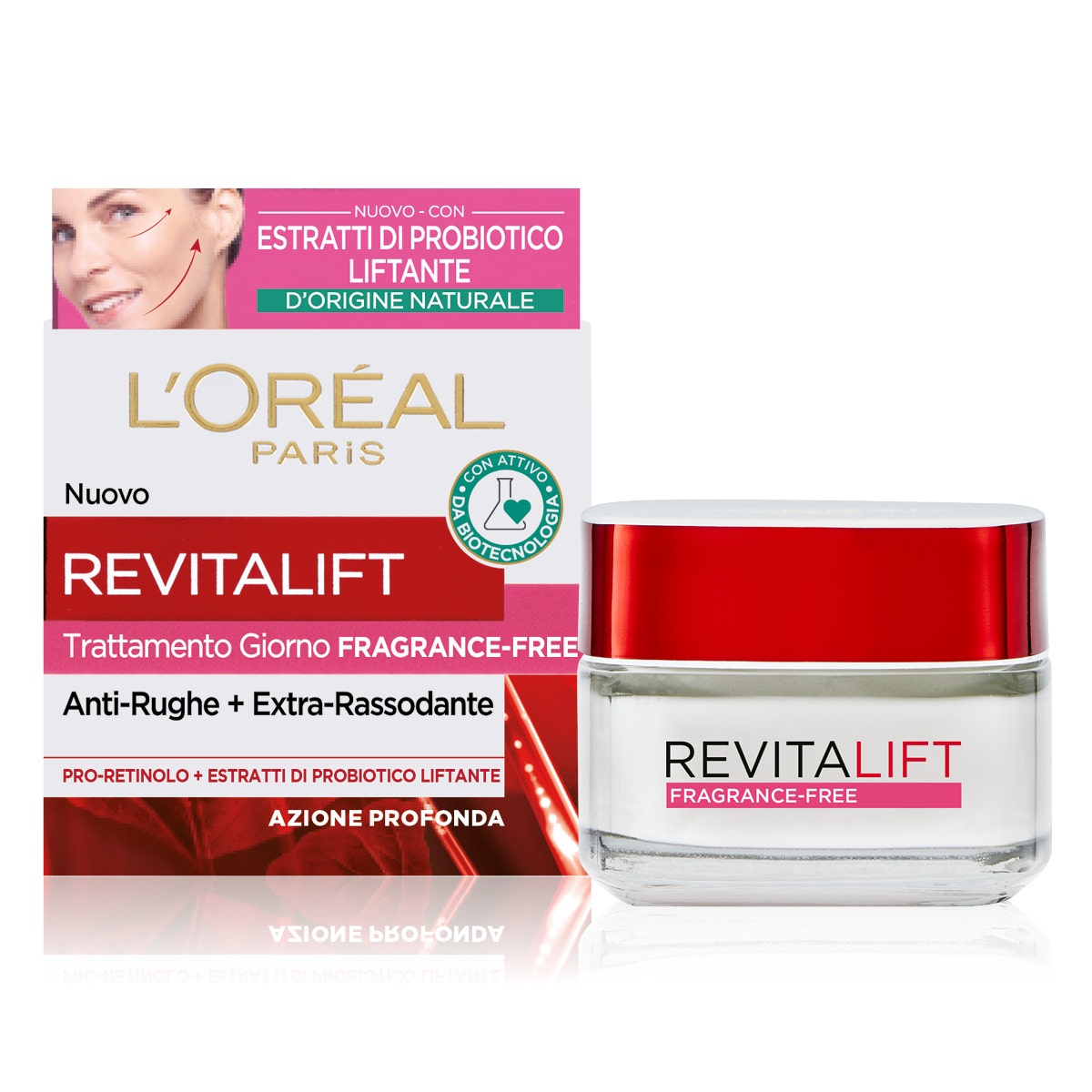 L'Oréal Paris Crema Viso Giorno Revitalift Anti-Età Con Probiotico 50ml-1