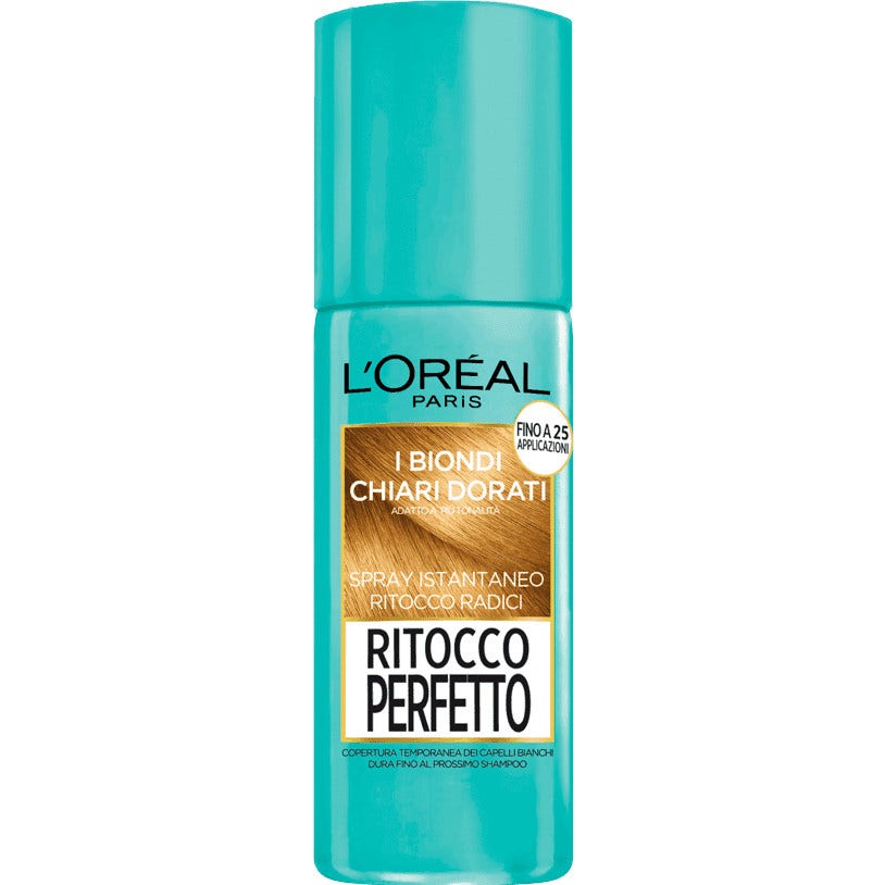 L'Oréal Paris Ritocco Perfetto Biondo Chiaro Dorato Spray Istantaneo Ritocco Radici 75ml-1