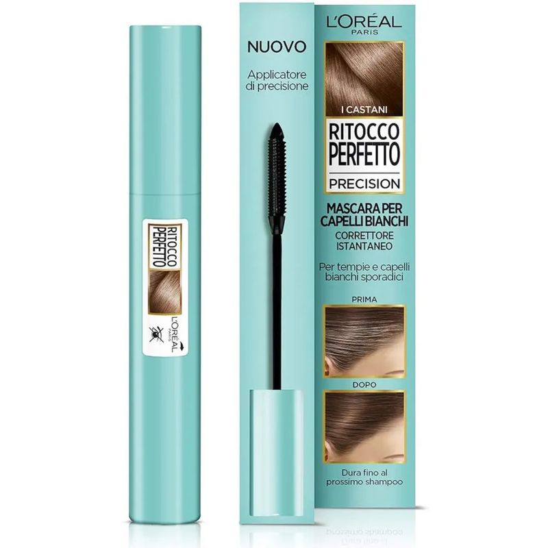 L'Oréal Paris Ritocco Perfetto Precision mascara per capelli bianchi 3 I Castani-1