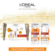 L'Oréal Paris Pochette Revitalift Clinical con Siero Viso+Fluido Anti-UV SPF 50+Routine Illuminante-1