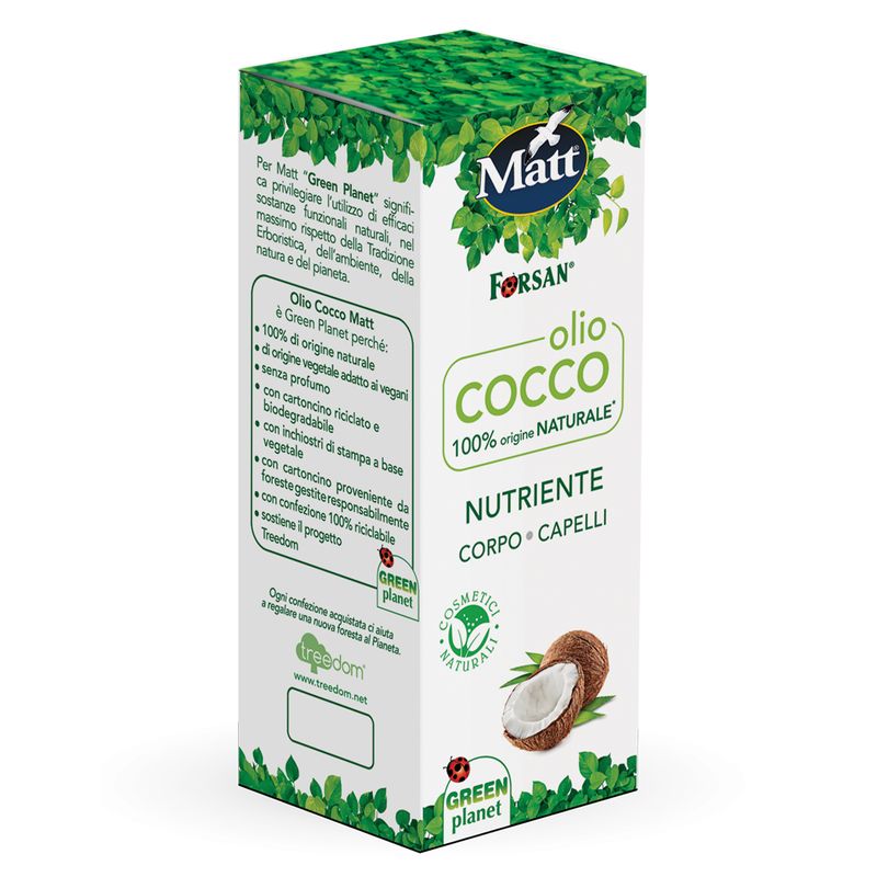 Forsan Olio Cocco nutriente per corpo e capelli 100ml-4
