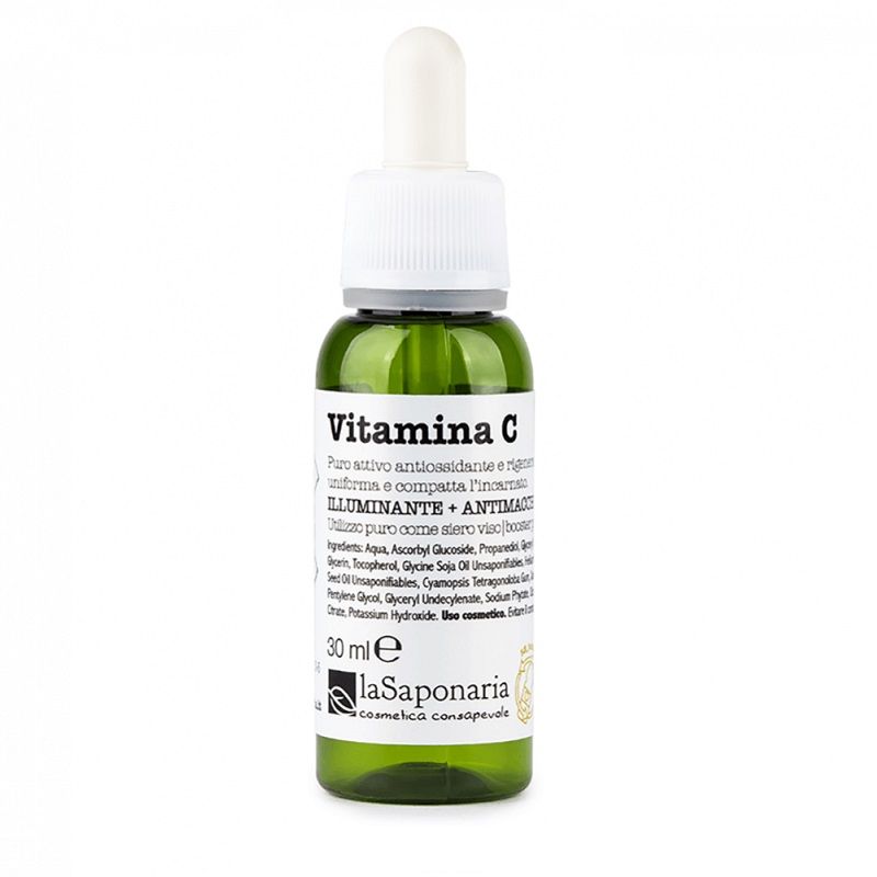 La Saponaria Attivo Puro Vitamina C illumina e uniforma l'incarnato del viso 30ml-1