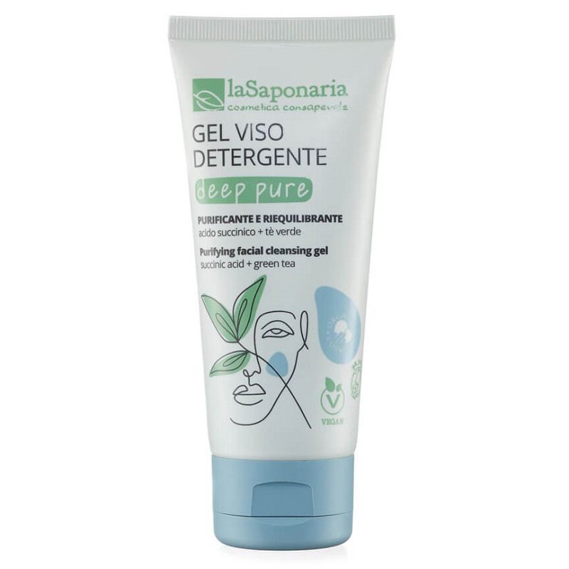La Saponaria Deep Pure gel viso detergente 100ml-1