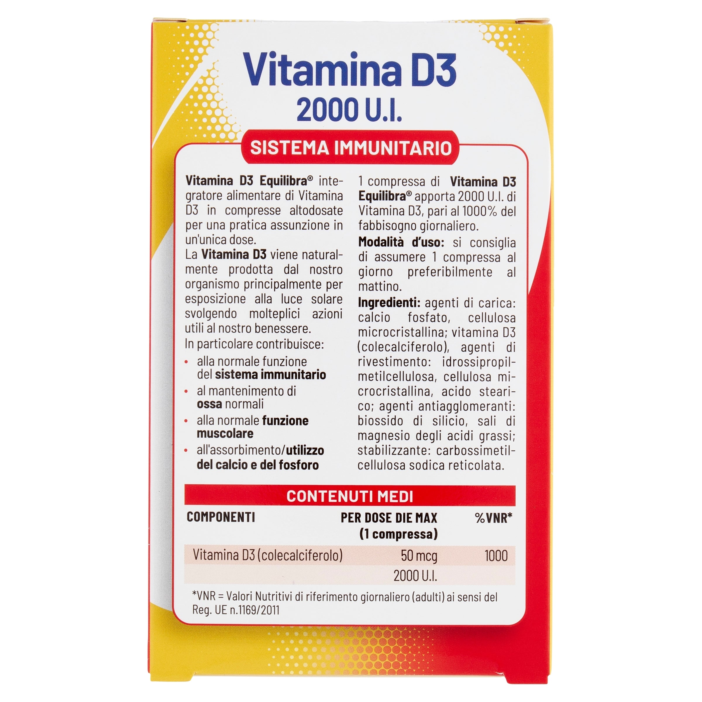 Equilibra Vitamina D3 30 Compresse-2