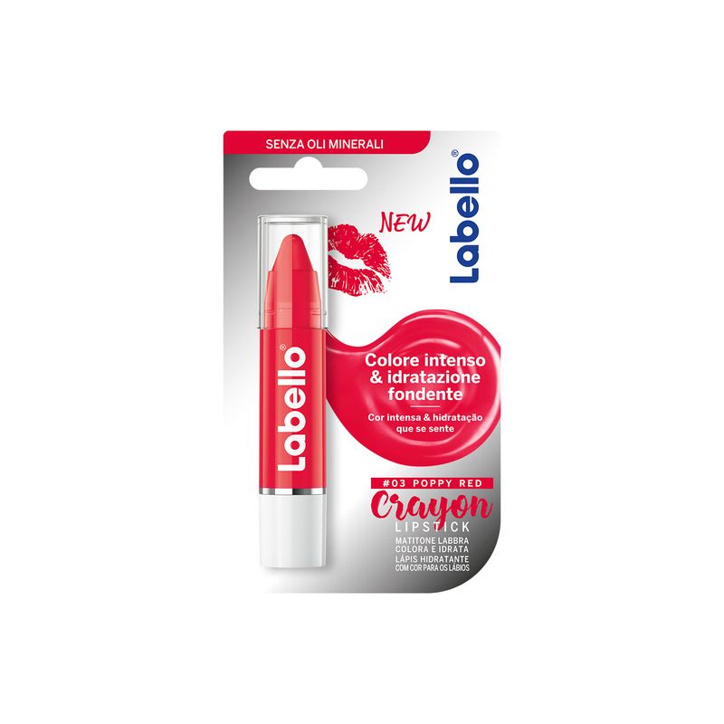 Labello Crayon Poppy Red Lipstick 3g-1