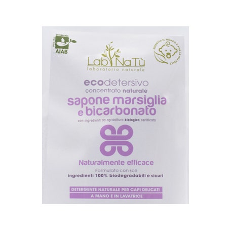 Lab Natu Ecodetersivo Sapone Marsiglia E Bicarbonato 25g-1