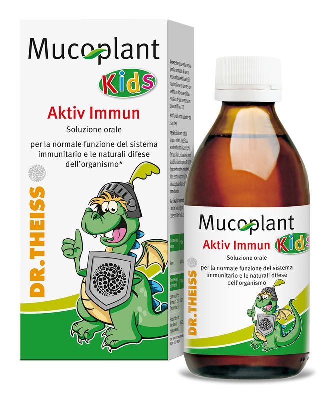 Dr. Theiss Mucoplants Kids Aktiv Immun soluzione orale bambini per il sistema immunitario 200ml-1