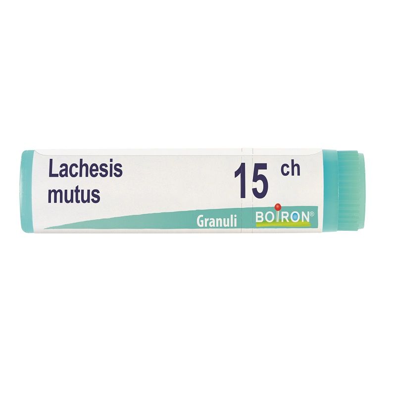 Boiron Lachesis Mutus Medicinale Omeopatico 15ch granuli 1g-1