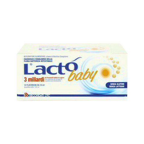 Lacto' Baby 3 miliardi di fermenti lattici 12 flaconcini-2