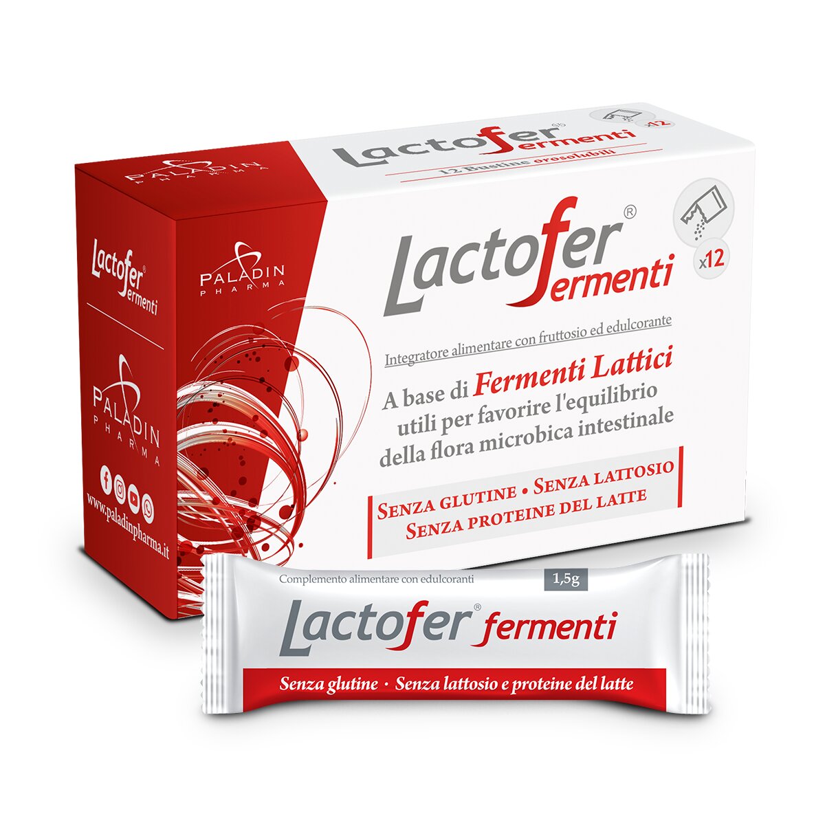 Lactofer Fermenti 12 Bustine orosolubili-2