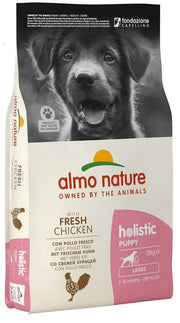 Almo Nature Holistic Puppy L Pollo Fresco alimento secco per cani cuccioli 12kg-1