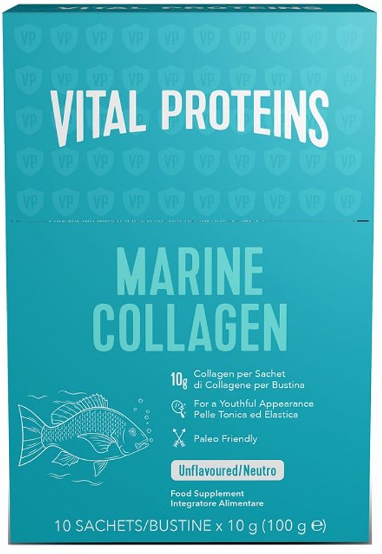 Vital Proteins Marine Collagen per il benessere della pelle 10 bustine-1
