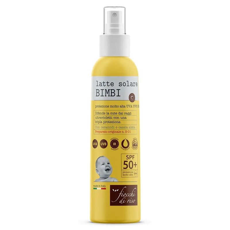 Fiocchi di Riso Latte Solare Bimbi SPF50+ 140ml-1