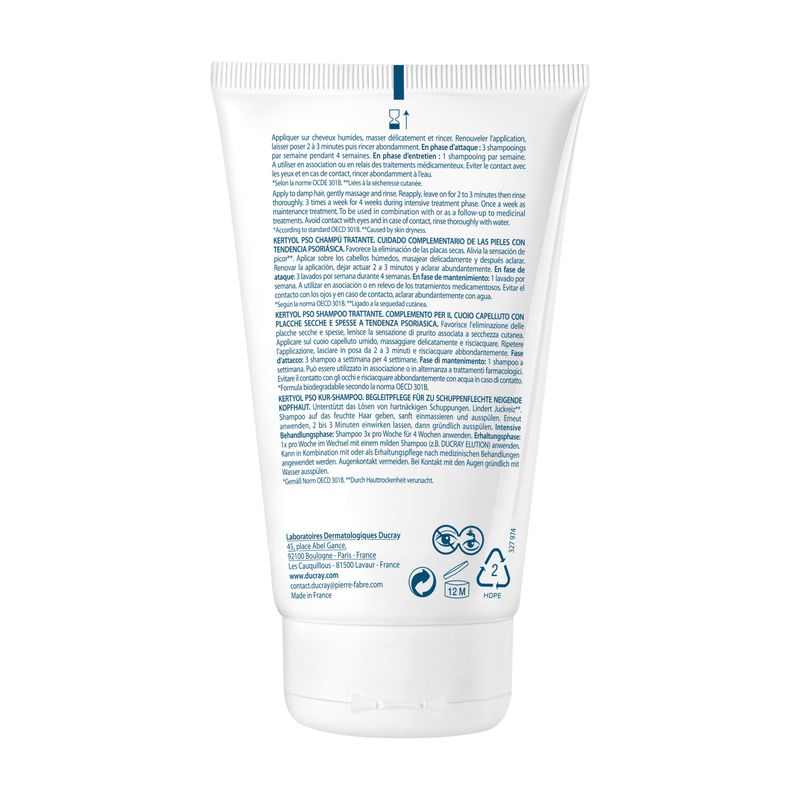 Ducray Kertyol Pso Shampoo 125ml-2