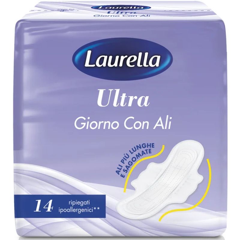 Laurella Ultra Sottile con Ali assorbenti giorno 14 pezzi-1