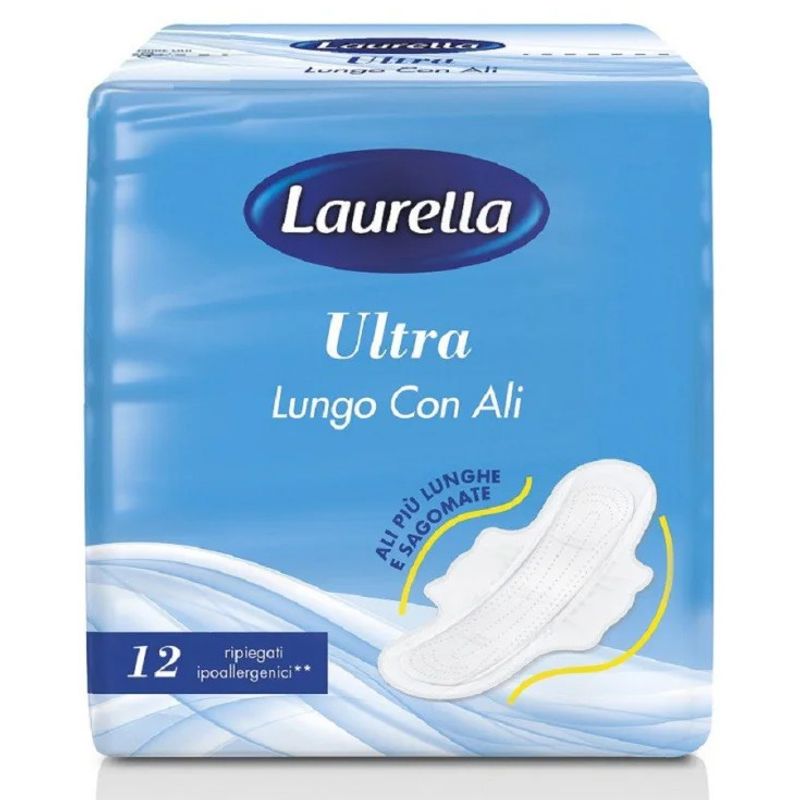 Laurella Ultra Lungo con Ali assorbenti giorno 12 pezzi-1