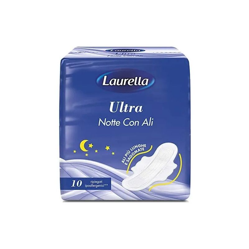 Laurella Assorbenti Ultra Sottili Notte Con Ali 10 Pezzi-1