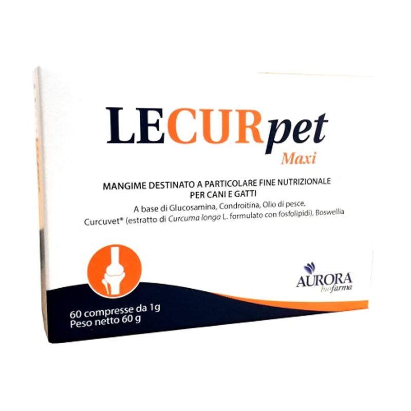 Lecurpet Maxi Per Cani E Gatti Utile Come Supporto Articolare 60 Compresse-1