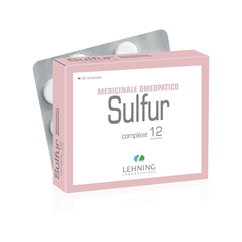 Lehning Sulfur Complexe 12 medicinale omeopatico 80 compresse-1