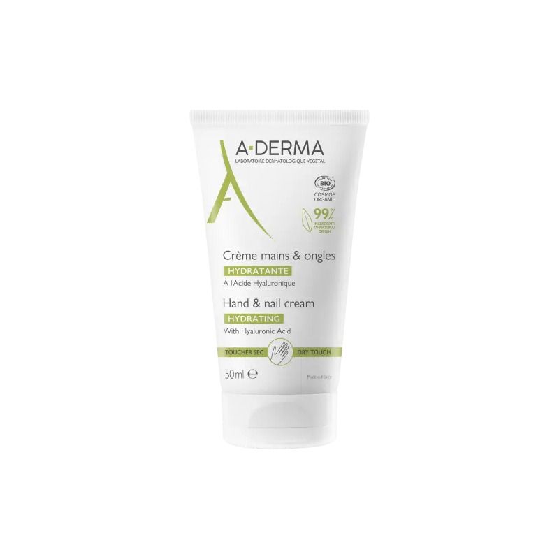 A-Derma Les Indispensables crema mani e unghie idratante 50ml-1