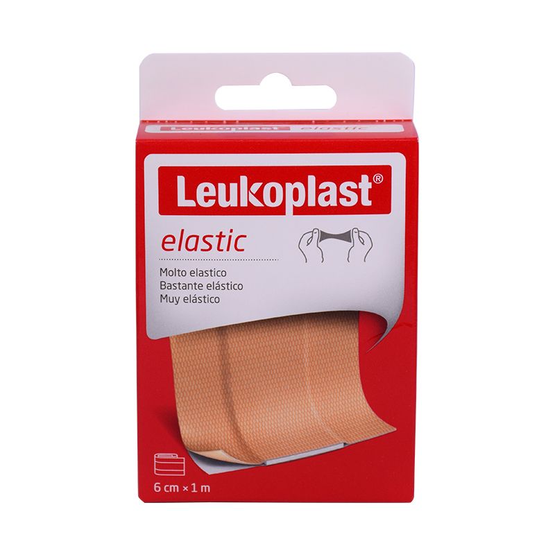 Leukoplast Elastic cerotto ritagliabile in striscia molto elastico 6cm x 1m-1