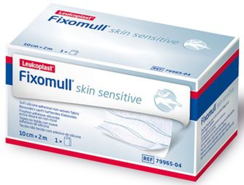 Leukoplast Fixomull Skin Sensitive garza adesiva in tessuto non tessuto 10cm x 2m-1
