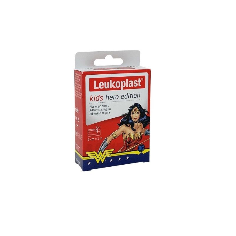 Leukoplast Hero Edition Cerotto Bimbi fissaggio sicuro rocchetto da 6cmx1m-1