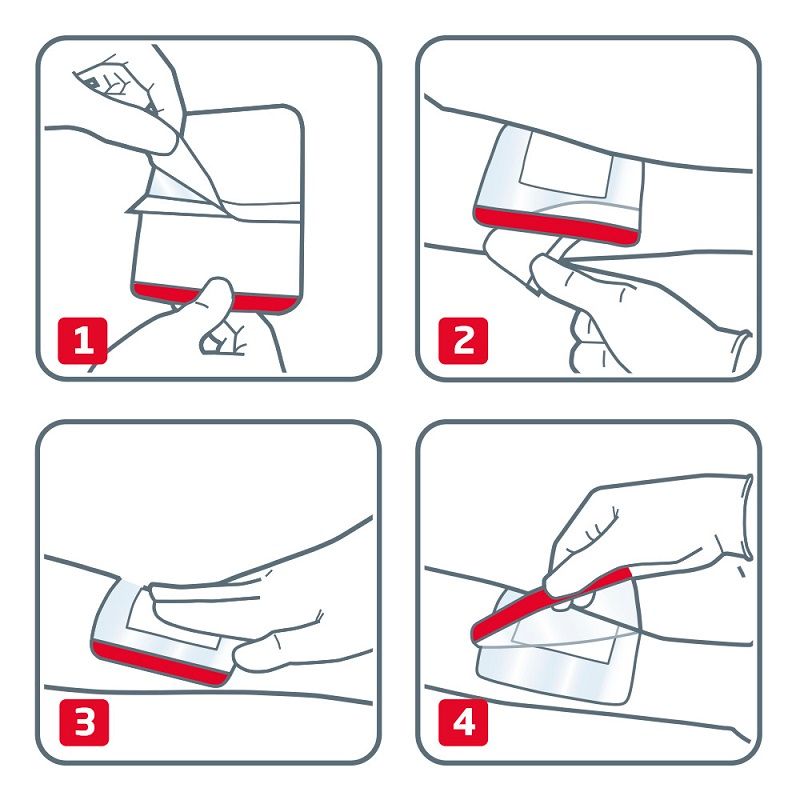 Leukoplast Leukomed T Plus Waterproof medicazione post operatoria impermeabile 10x25cm 5 pezzi-2