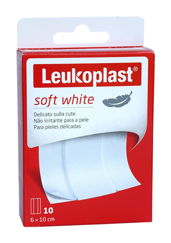 Leukoplast Soft White Cerotto Delicato Sulla Pelle 10x6cm 10 Pezzi-1