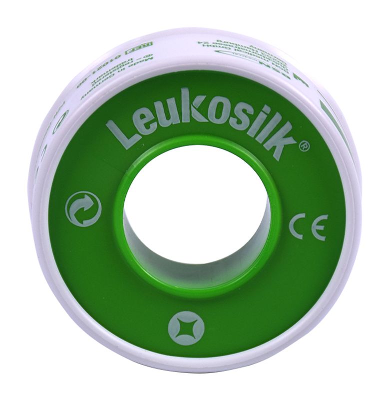 Leukosilk cerotto su rocchetto in simil tela 1,25cm x 5m-1