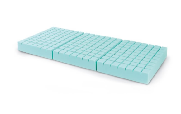 Materasso Poliuretano Espanso Non Ignifugo 3 Sezioni H 12,5cm Cod.ST625/3-1