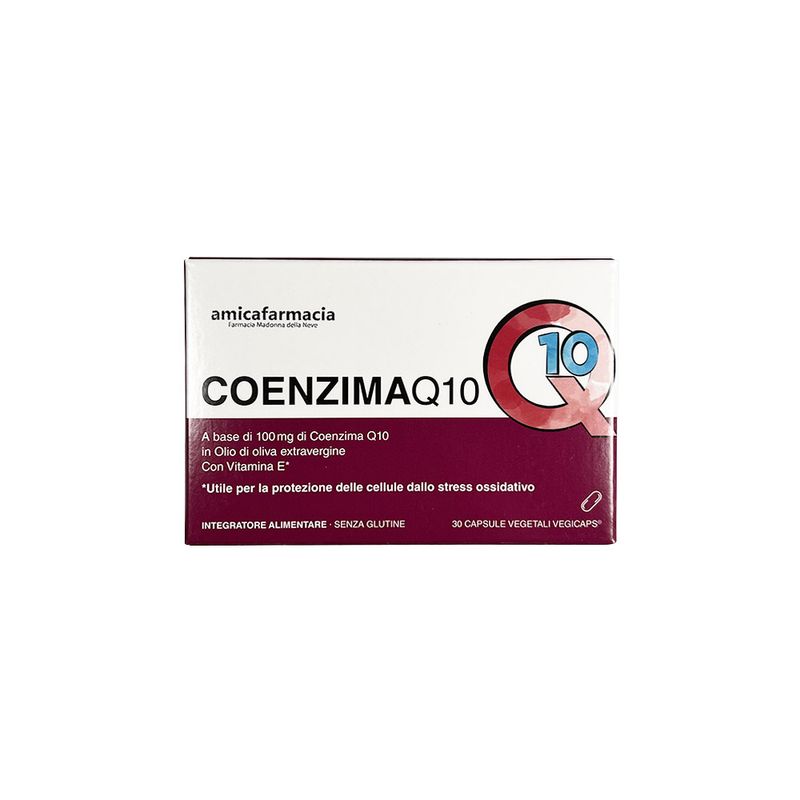 Amicafarmacia Coenzima Q10 integratore antiossidante 30 capsule vegetali-1