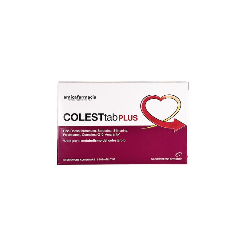 Amicafarmacia COLESTtab Plus per i livelli di colesterolo nel sangue 30 compresse-1