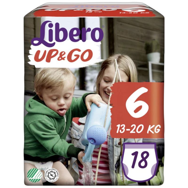 Libero Up&Go Pannolini Taglia 6 13-20Kg 18 Pezzi-1